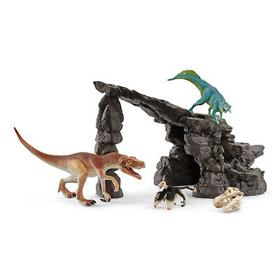 Schleich 41461 DINO Set con grotta Play Set dinosauri dinosauro giocattolo giocattoli