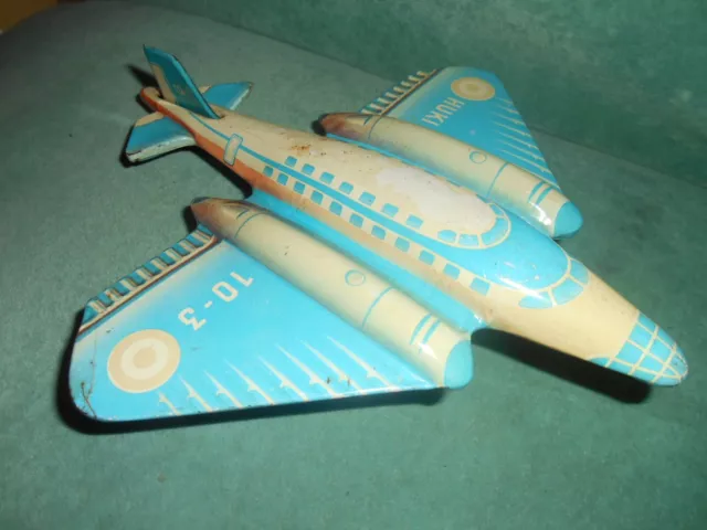 Ancienne Fusée En Tôle Vaisseau Tin Toy Vintage Space Toy Space Ship Robot 1960