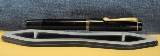 "Artus"  by  "Lamy"  Rare  Black&GT   German  Fountain pen  c.1951's  for Parts