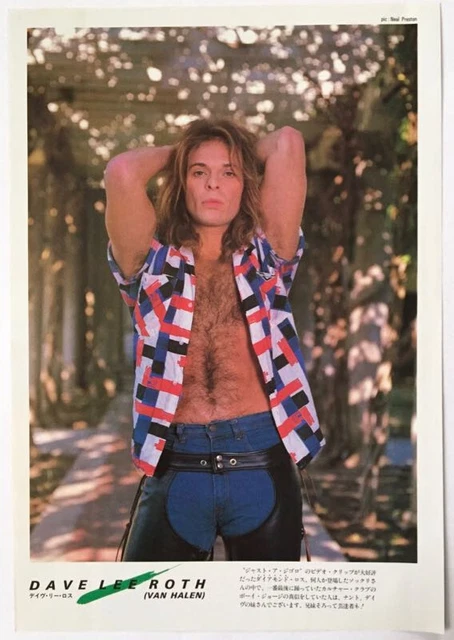 DAVID LEE ROTH Van Halen 1985 Clipping Japan Magazine Ml 8A EUR 6,46 ...