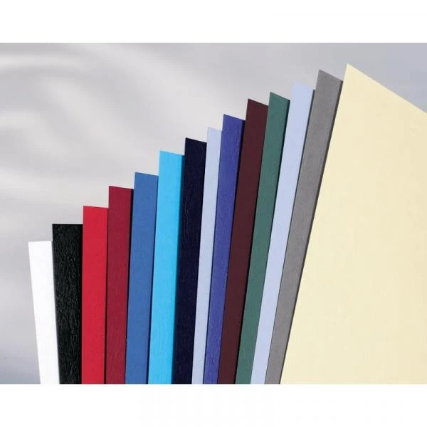 253669 GBC Copertine A3 Leathergrain 100pz - Nero - T22410029