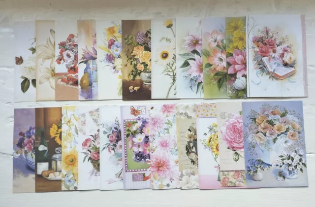 Hunkydory Little Book Floral Favourites A6 Toppers - 22 sheets