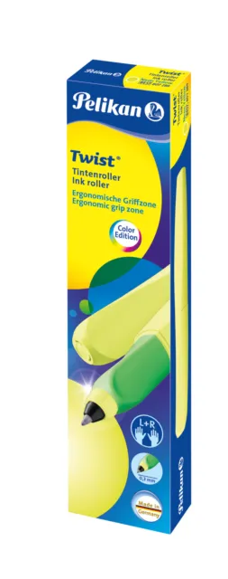 Pelikan Tintenroller Twist R457 Neon Gelb (2020) | Pelikan Twist R457 | 807289