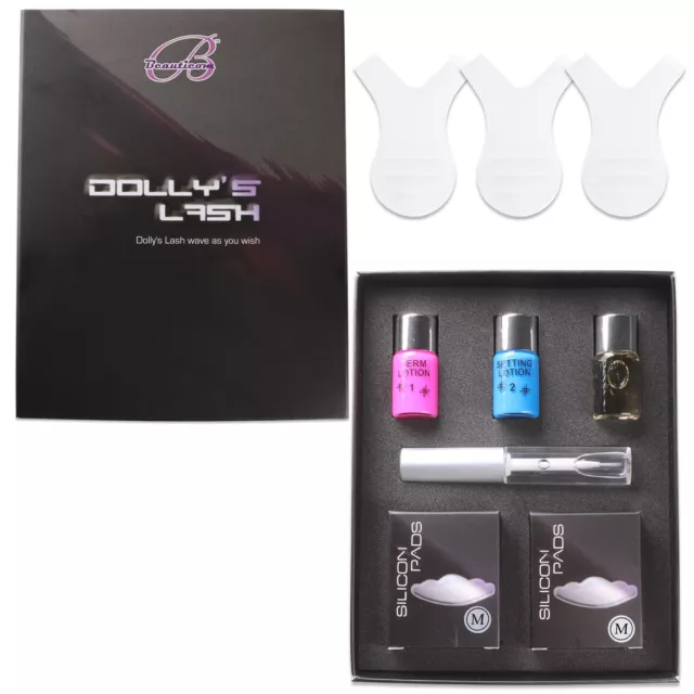 Dolly's Lash Beauticom Lifting Vague Lotion Permanente Kit Avec M Pads pour Gift