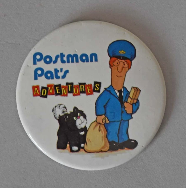 VINTAGE POSTMAN PAT badge 2.45 PicClick