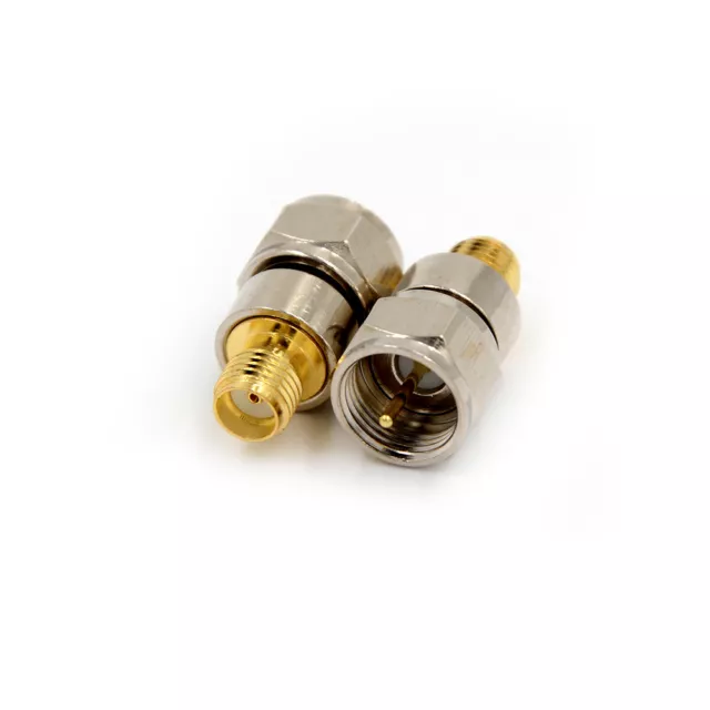 SMA Female Jack To F Male Plug RF Coaxial Adapter Connector Straight A D_WR