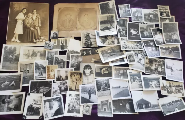 Huge Lot 600+ Antique Vintage Photographs Old Photos Pictures Snapshots