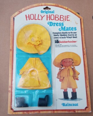 Vintage NEW Knickerbocker Holly Hobbie Dress Mates Raincoat 9869