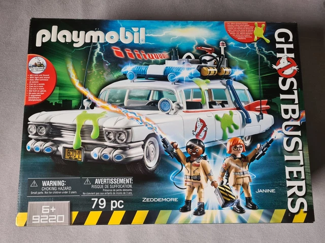 Playmobil 9220 Ghostbusters Auto Ecto 1 mit Licht und Soundeffekten Ovp