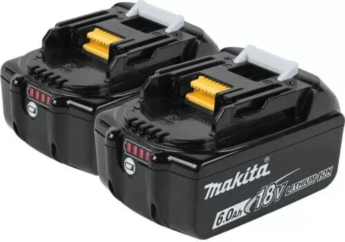 2PCS Genuine Makita BL1860B 18V LXT Li-Ion 6.0 Ah Battery Pack New