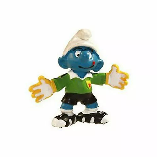 Schleich - Soccer Goalkeeper Smurf Figurine NEW toy figure model # 20525