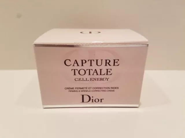 Dior- Capture Totale Cell Energy ~ Firming & Wrinkle Correcting Creme-1.7 Oz-NIB