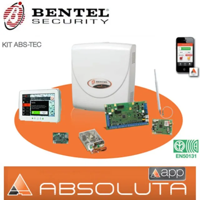 Kit Allarme completo Bentel KIT ABS-TEC da 8 a 42 zone con ABS GSM e ABS-IP
