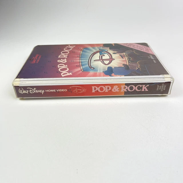 WALT DISNEY POP & Rock Compilation VHS 1984 DTV Music Disney Animation ...
