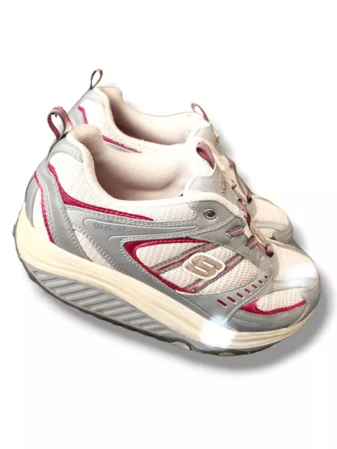 SKECHERS 76455 SHAPE UPS XW Extended Wear Work Women s 9 W Slip