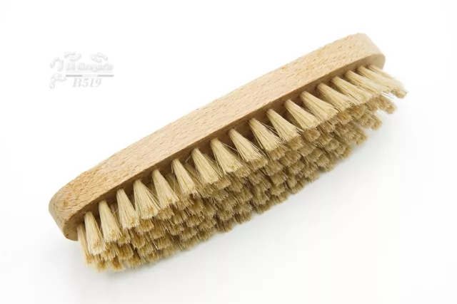 Spazzola ovale Controlador Madera Cerdas Natural para Sacudidor Pulimento Pieles 3