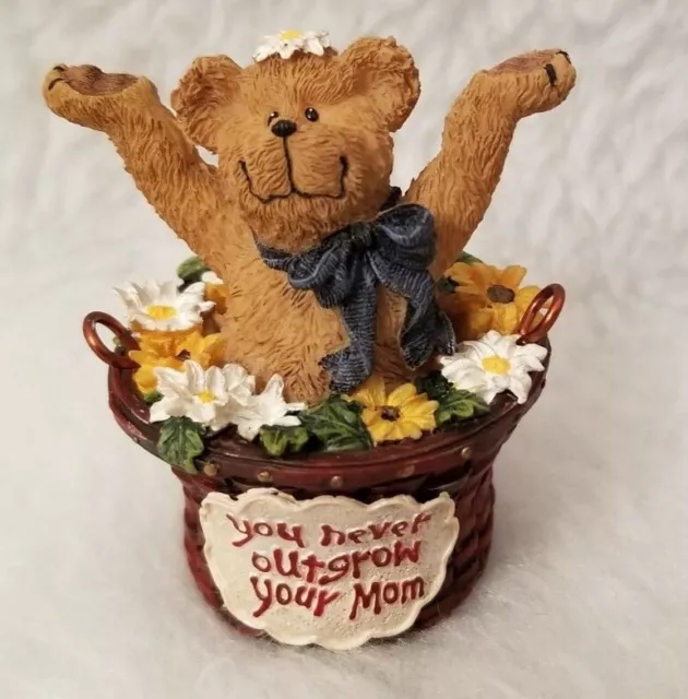 Boyds Collection Basketbearies 2004 Kiddo You Never Outgrow Your Mom NIB