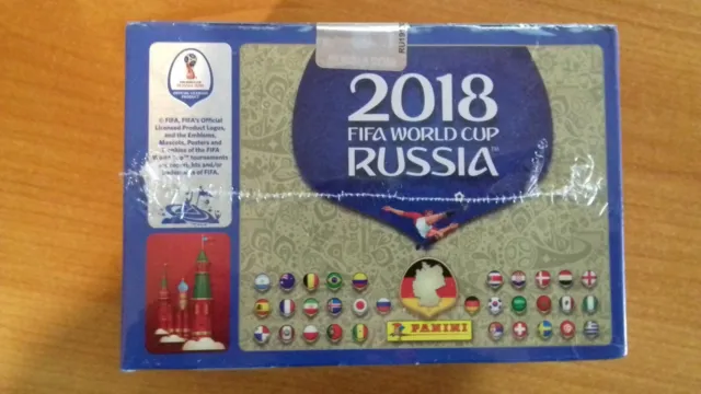 Panini WM World Cup Russia 2018 Sticker Deutsch 1 Display 100 Tüten