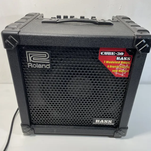 Roland Cube-30 Bassverstärker getestet funktioniert GUTER ZUSTAND