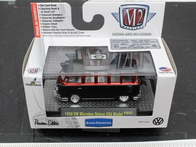 M2 Machines Pan Am 1958 Volkswagen Microbus 15 Window Usa Chase 250 pcs
