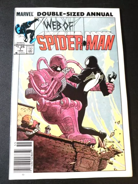 Web of Spider-man Annual #1 NM Newsstand 1985