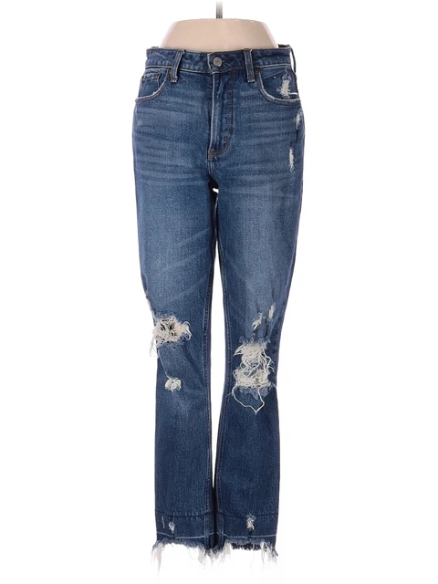 Abercrombie & Fitch Women Blue Jeans 25W