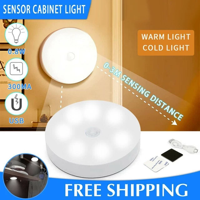 COMPACT AND PORTABLE Motion Sensor Night Light for and Stairs