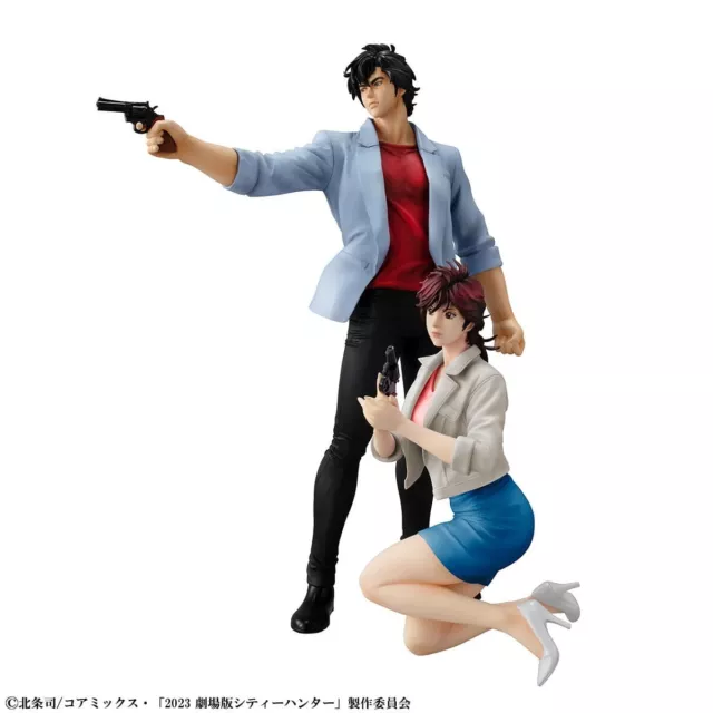 PRE-ORDER [€329] City Hunter Private Eyes Statues Saeba Ryo & Makimura Kaori