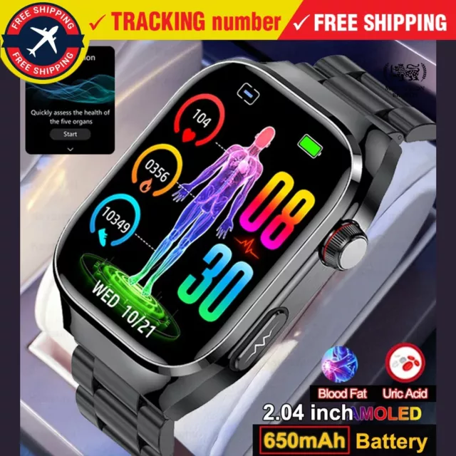 2025 NEW MEDICAL Grade Micro Physical Examination Smart Watch ECG+PPG