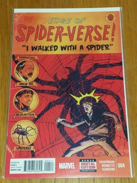 Edge Of Spiderverse #4 Spiderman Marvel Comics December 2014 Nm+ (9.6 Or Better)