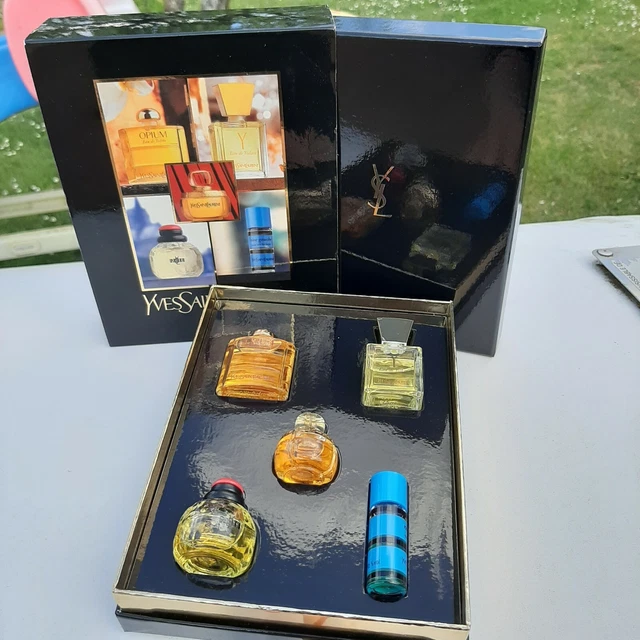 Parfum miniature YSL Paris opium yveress rive gauche en coffret