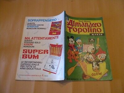 Almanacco Topolino 1971 N.171 Mondadori Disney Originale M.buono Bollini+Cedola