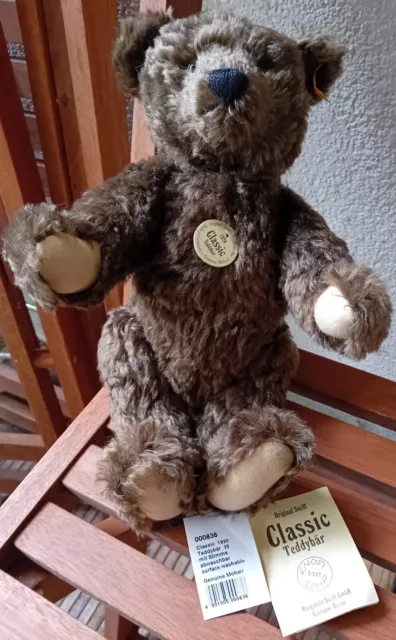 Steiff 000836 Classic 1920 Teddybär Neuw Ungespielt mit Stimme