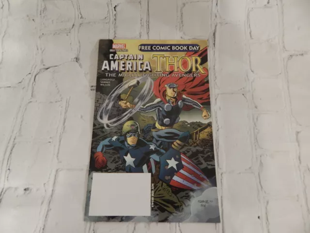 Captain America & Thor Mighty Fighting Avengers Marvel Comic Promo 2011