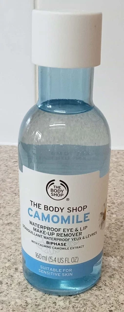 The Body Shop Kamille wasserdichter Augen- & Lippen-Make-up-Entferner 160ml - brandneu