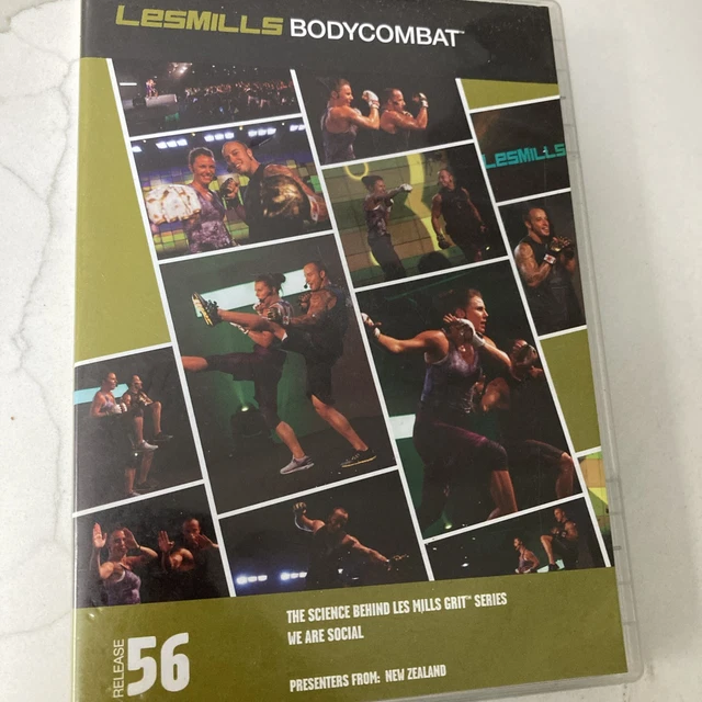 LES MILLS BODYCOMBAT BODY COMBAT 56 DVD CD and notes-ffak