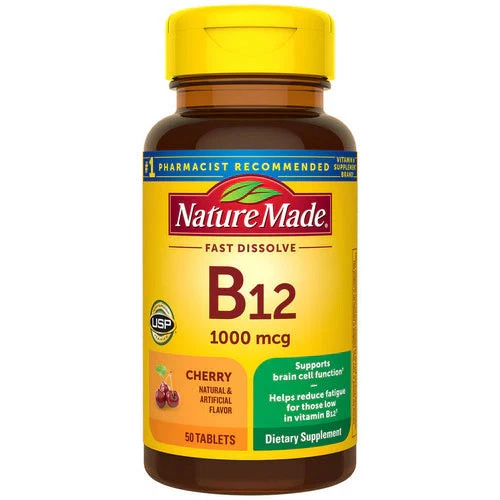 Fast Charlie FAST DISSOLVE B-12 Sublingual Cherry 50 Tabs 1000 Mcg £19.66 - PicClick UK