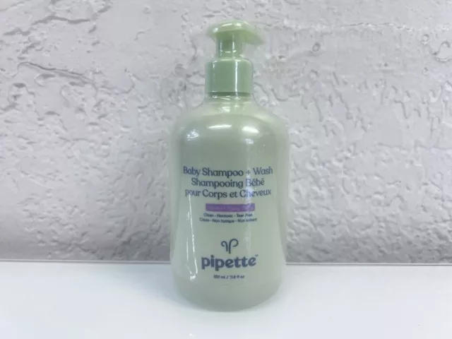 Pipette Baby Shampoo + Wash Vanilla and Ylang Ylang, 11.8 fl oz