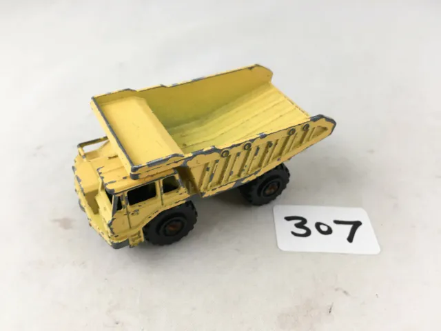 All Yellow Majorette France # 274 Benne Carriere Construction Dump Truck