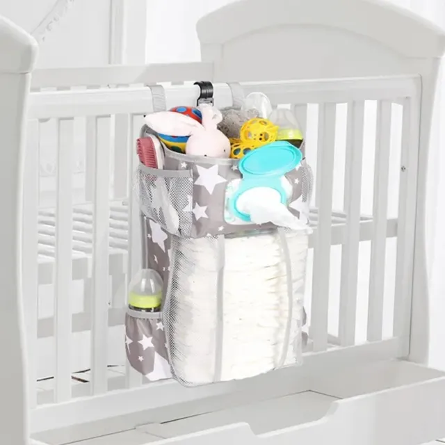 Babywards Hanging Diaper Caddy Nursery Organizer Crib, Wall, Changing Table