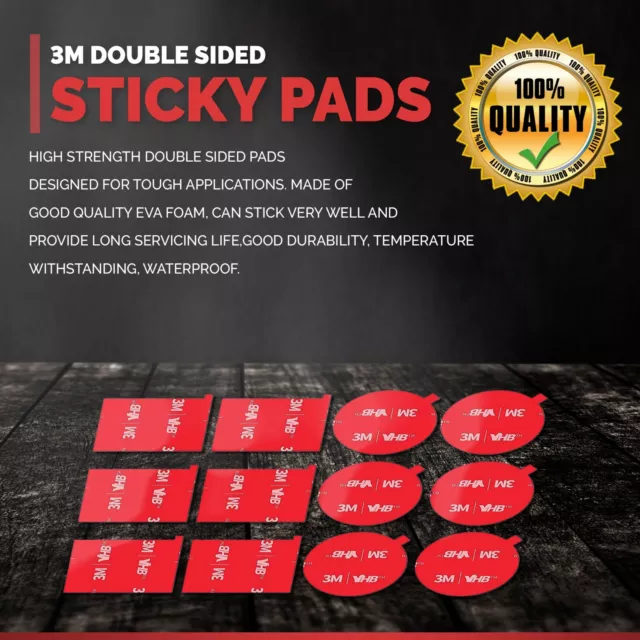 3M Double Sided Sticky Pads Strong VHB Adhesive Tape High Strength Bonding Tapes 2