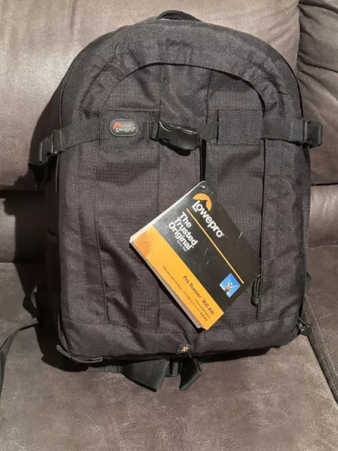 Lowepro -Pro Runner 300AW Black Backpack Photography Camera Bag*New- Never Used*