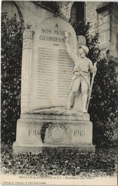 CPA AK Beville le Comte Monument aux Morts FRANCE (1179865)