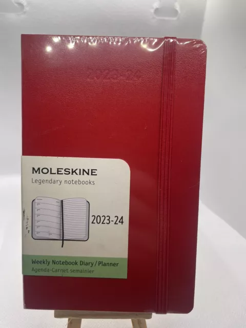 Moleskine Weekly Planner 2023-2024 18-Months Agenda, Academic Diary Hard Cover