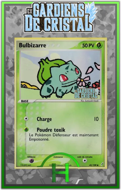 Bulbizarre Holo - EX:Guardians of Crystal - 45/100 - French Pokemon Card