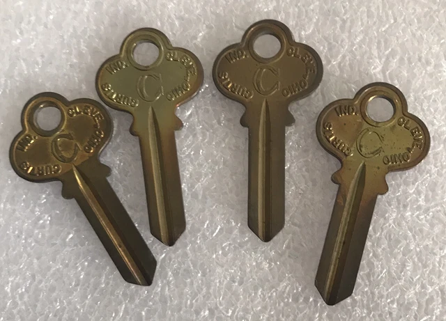 Curtis  brand vintage key blanks  CO5  locksmith   Set of 4                  [x]