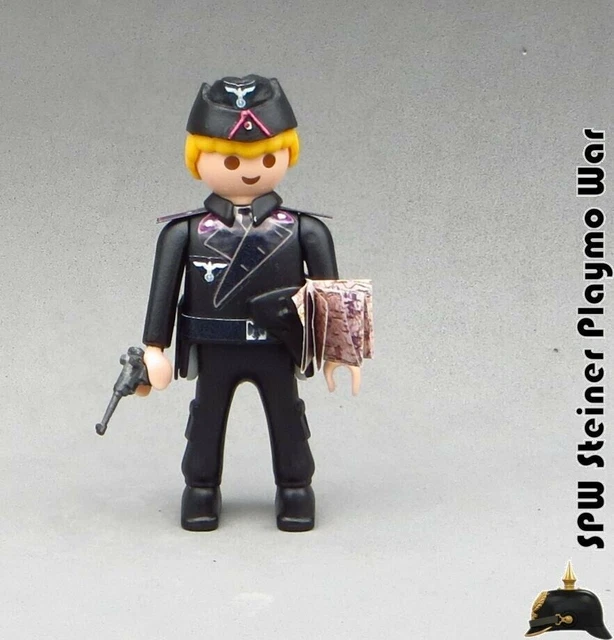 PLAYMOBIL CUSTOM WW2 SOLDIER Panzer GERMAN ARMY military weapon tank 116 acw EUR 14,28
