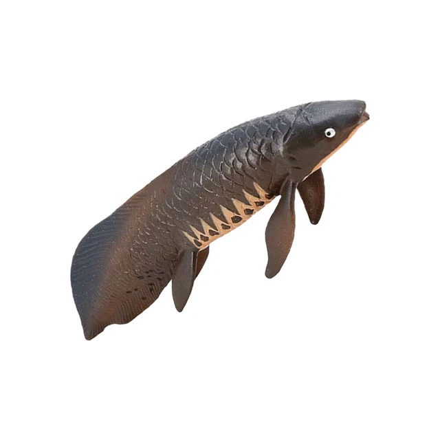 Simulador de plástico Arapaima simulación de modelos de peces océano animal