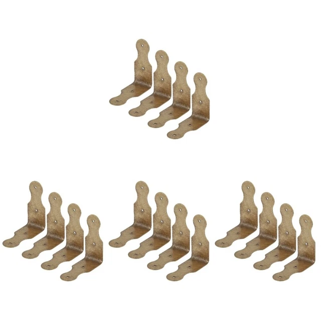 16 PCS Corner Protecteurs Boîte de bijoux Gardes de en bois