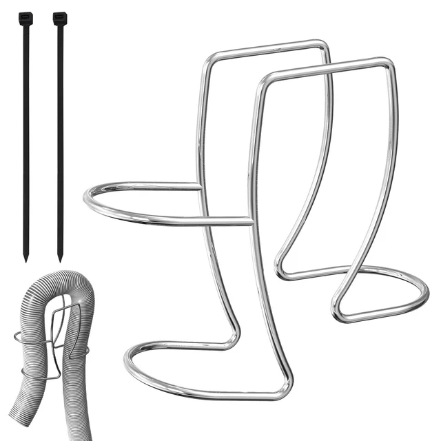 Adjustable Drain Hose Holder Clamp Hook - 304 Stainless Steel